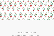 Holly Berry Seamless Pattern, a Pattern Graphic by Pati Charm Studio (Thumbnail 4 of 7)