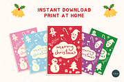 Snowy Christmas Doodles Printables, a Card Template by Clairee Design Studio (Thumbnail 4 of 5)