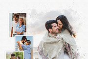 Watercolor Memory Photo Template, an Action Add-On by MRI STUDIO (Thumbnail 6 of 10)