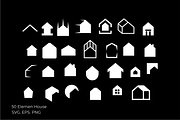 House Elemen Logo, a Shape Add-On by Akdesain (Thumbnail 1 of 4)