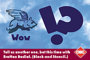 EraMax Radial Black, a Sans Serif Font by Our House Graphics Inc. (Thumbnail 1 of 6)