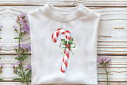 Christmas Candy Cane Clipart, an Illustration by Libby Wishes (Thumbnail 4 of 7)