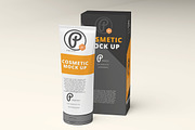 Cosmetic Mockup - Cream Tube, a Cups & Container Mockup by pmvch (Thumbnail 4 of 6)