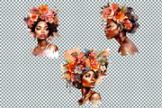 Watercolor Floral Girl Cliparts, a Person Illustration by Mash Mash Stickers (Thumbnail 8 of 9)