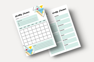 Monthly Planner, Weekly Planner V14