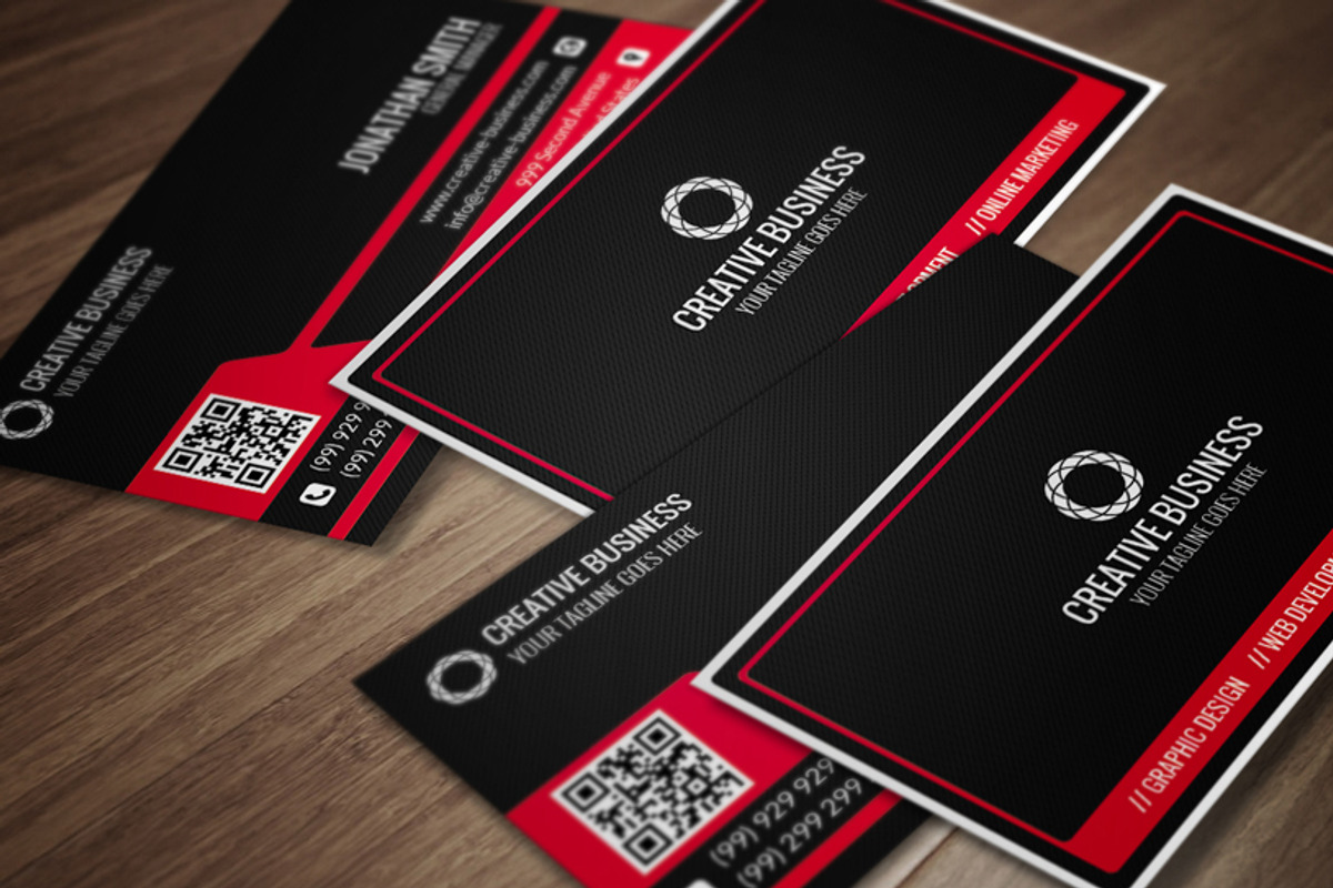Modern Corporate Business Card CM014, a Business Card Template by annozio (Photo 1 of 4)