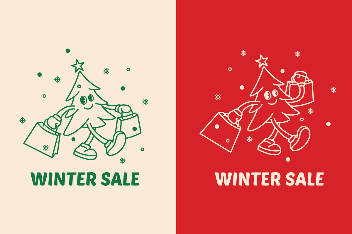 Spruce Tree Holiday Winter Sale, a Branding & Logo Template by Signatoro (Photo 1 of 3)