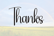 Rainbow | Script Font, a Handwritten Font by Scratchones (Thumbnail 8 of 8)
