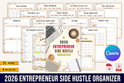 2026 Entrepreneur Side Hustle, a Stationery Template by Designmela01 (Thumbnail 1 of 10)