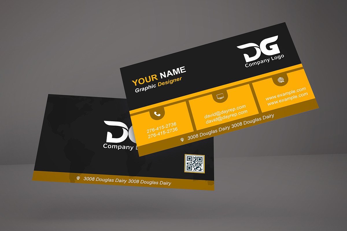 Editable Visiting Card Design preview 4