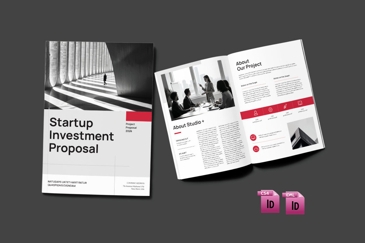Startup Investment Proposal., a Brochure Template by yanindesign (Photo 1 of 5)