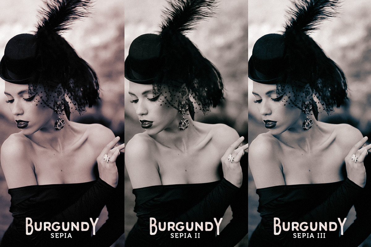 Burgundy Lightroom Preset Pack preview 6