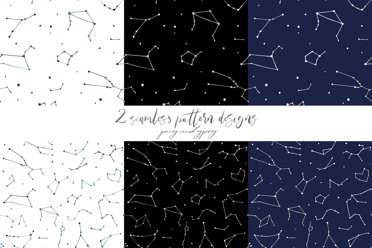 Starlight Night and Astrology Set, an Object Graphic by Slastick (Photo 4 of 7)