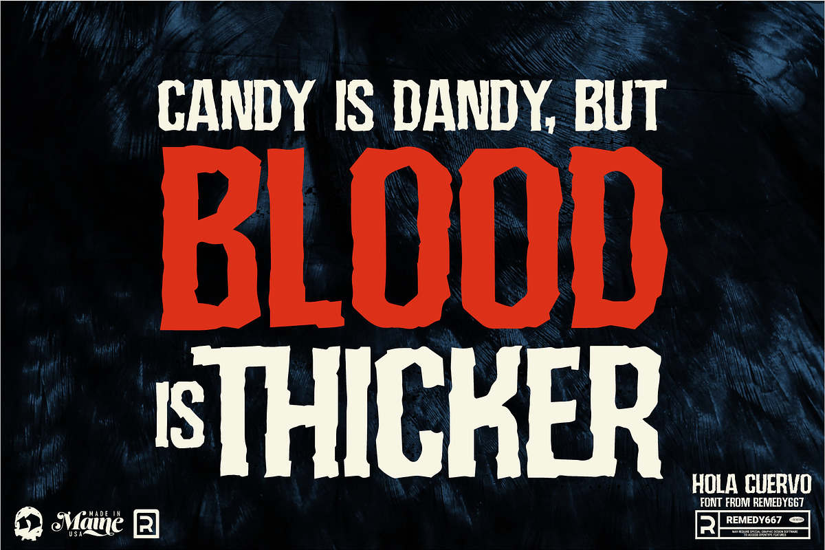 Hola Cuervo, a Sans Serif Font by Remedy667 (Photo 4 of 11)