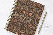 Vintage Bird & Floral Pattern Duo, a Pattern Graphic by Eclectic Anthology (Thumbnail 13 of 13)