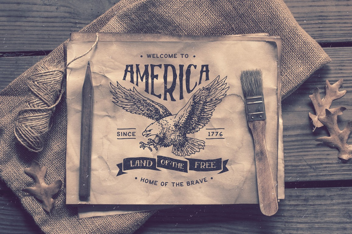 Aged & Wrinkled Paper Mockup Set, a Mockup by WeGraphics (Photo 1 of 5)