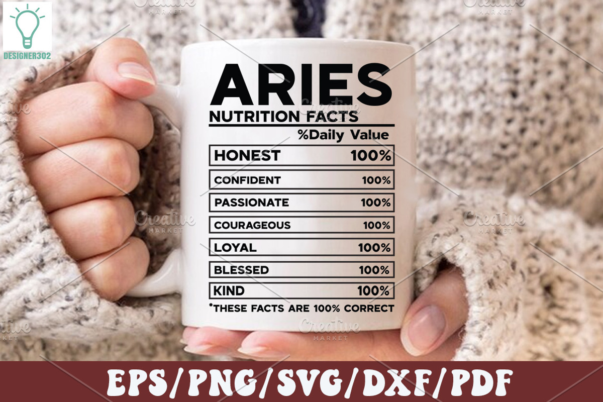 Zodiac Birthday Nutrition Facts SVG, a Graphic by Designer302 (Photo 3 of 13)
