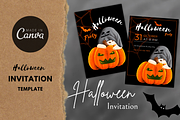 Halloween Invitation Party Template, an Invitation Template by Thursdaypaper (Thumbnail 2 of 4)