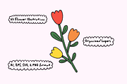 Sunny Blooms Illustration Set, an Object Illustration by The Isian (Thumbnail 12 of 16)