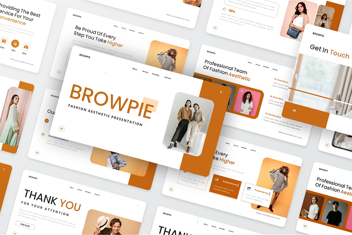 Browpie - Fashion Aesthetic Keynote, a Presentation Template by SquidPixey (Photo 5 of 6)
