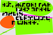 GUSSET Display modular font, a Font by Viktor Pesotsky | Fonts (Thumbnail 9 of 16)