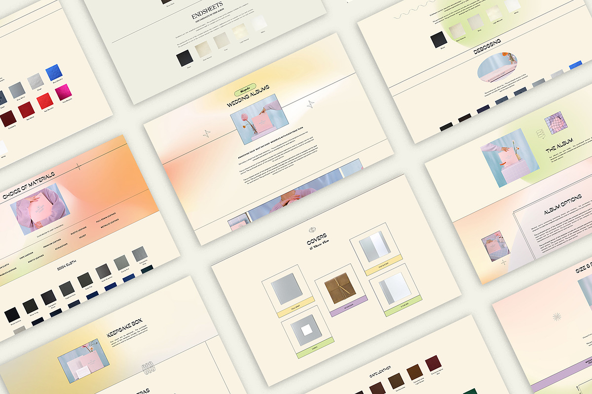 Y2K | Album Guide Webpage, a Marketing Template by Studio Leelou (Photo 2 of 9)
