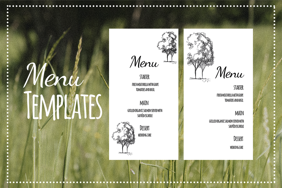 Tree Wedding Stationery, a Stationery Template by AmeliaFilippa (Photo 3 of 4)