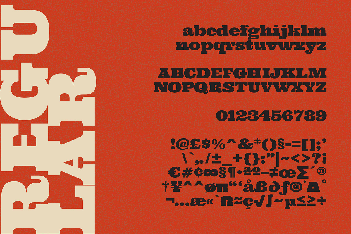 Becrat Font OTF & TTF, a Slab Serif Font by Horlleys (Photo 2 of 9)