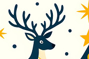 Christmas Delight in Blue and Gold, a Decorative Illustration by Sharon Schwalbe (Thumbnail 5 of 5)