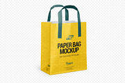 Kraft Paper Bag & Handles PSD Mockup, a Packaging Mockup by LoopAll (Thumbnail 3 of 10)