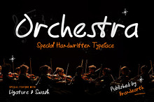 Orchestra – Handwritten Typeface