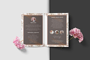 Funeral Program And Prayer Card, a Brochure Template by crazyOWL (Thumbnail 8 of 8)