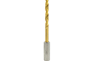 The installed drill bit is isolated, an Industrial Photo by AlexBush