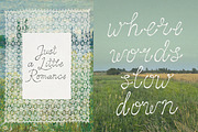 The Quietude Poetic Romantic Script, a Script Font by AnMark (Thumbnail 2 of 13)