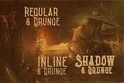 Pirate- Vintage Style Font, a Font by JumboDesign (Thumbnail 2 of 5)