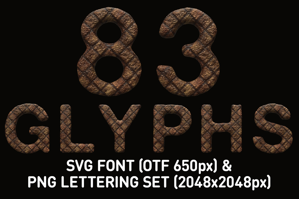 Grilled Steak Font & PNG Set, a Symbol Font by Creative Graphics (Photo 3 of 7)