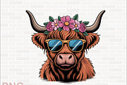 Highland Cow Clipart Designs, an Animal Illustration by crative8112 (Thumbnail 5 of 8)