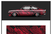 Bold Car Wrap Design, an Object Illustration by CarWrap design (Thumbnail 1 of 3)