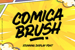 Comica Brush Display Font