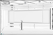 TV Studio Collection Vol 6 - 2 PCS, an Architecture 3D Model by akerStudio (Thumbnail 40 of 98)