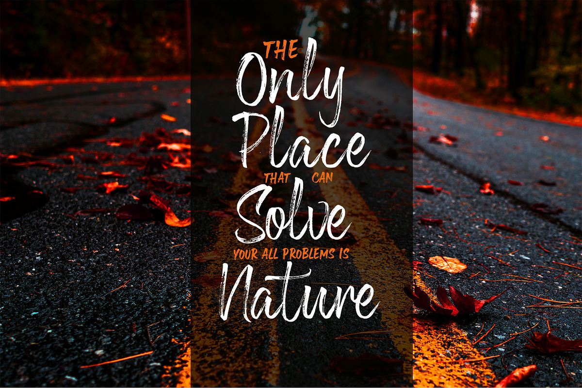 Greyfox Duo dry Brush font preview 5