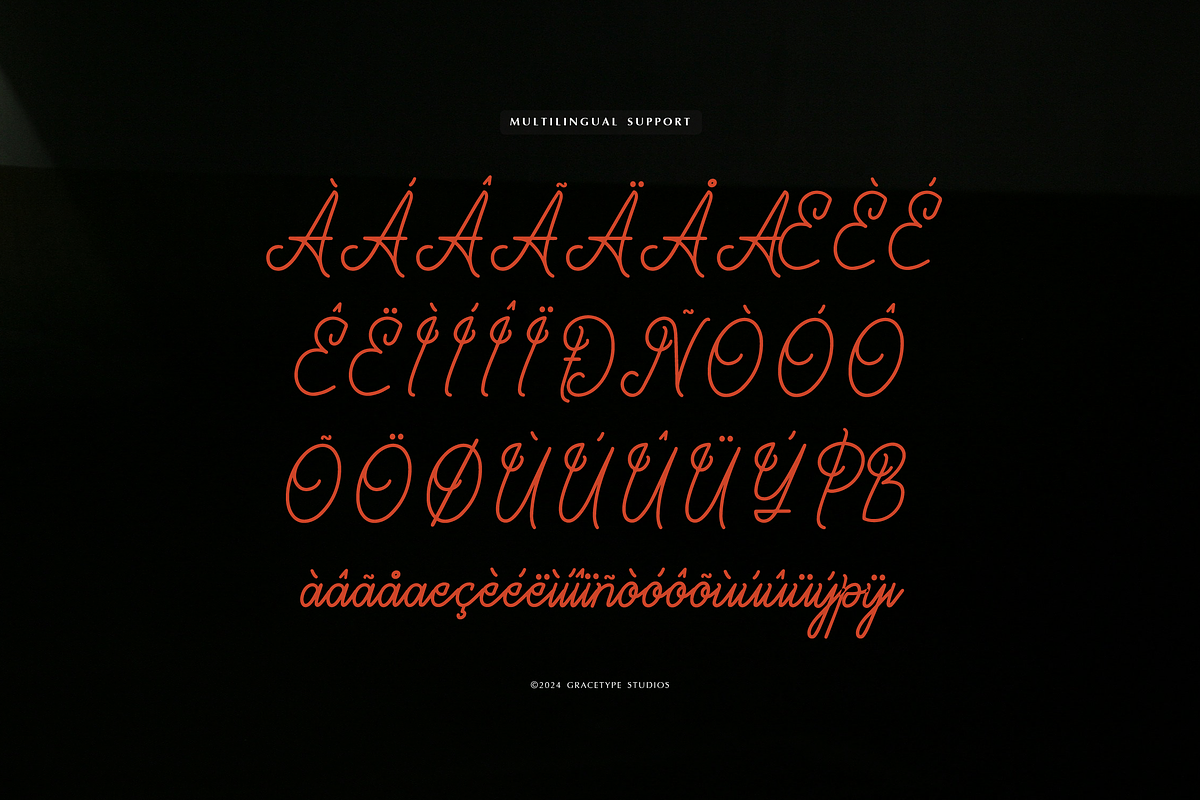 Marylona | Monoline Script font, a Script Font by gracetype_studio (Photo 12 of 12)