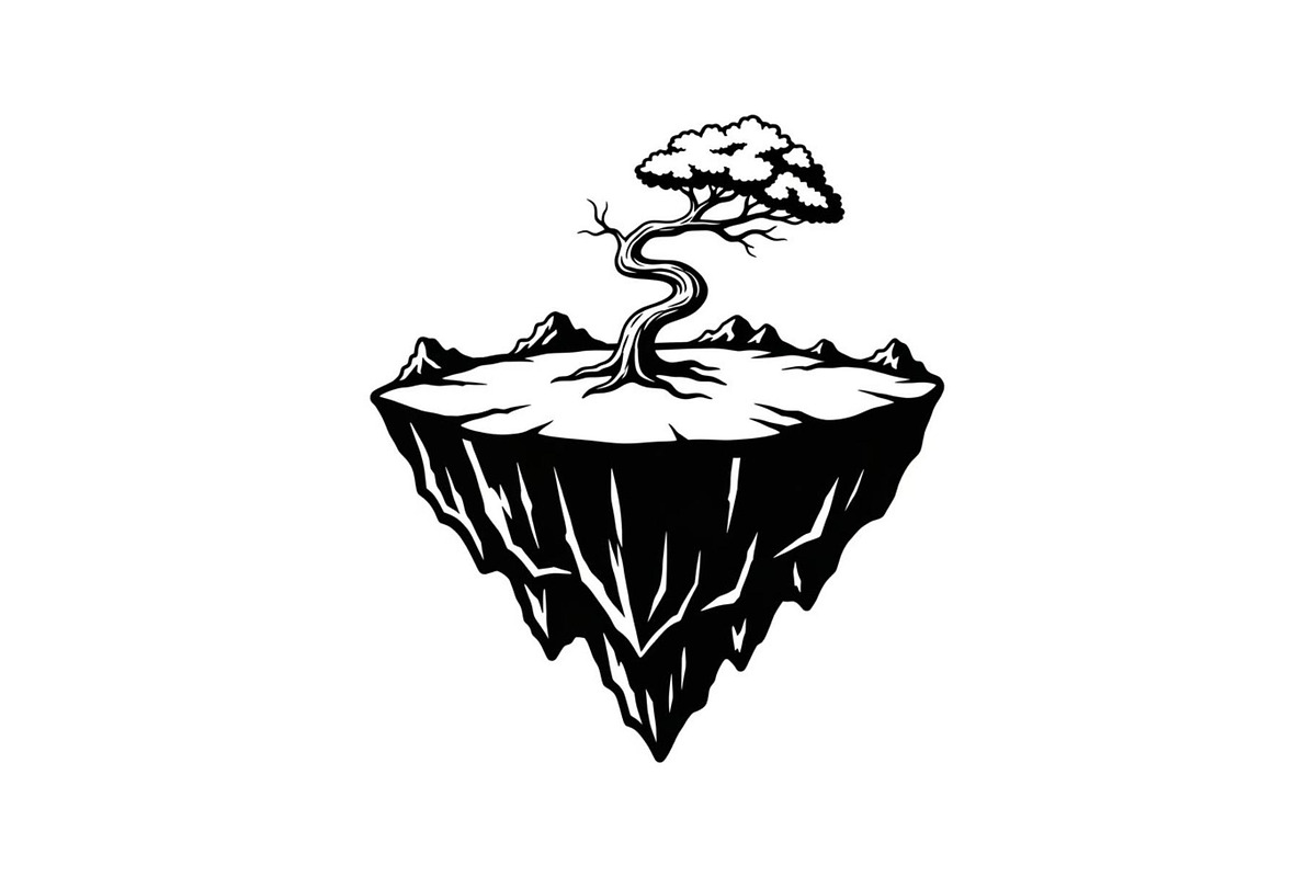 50 Floating Island Bonsai Vector Bun, an Illustration by Designs_River (Photo 43 of 51)