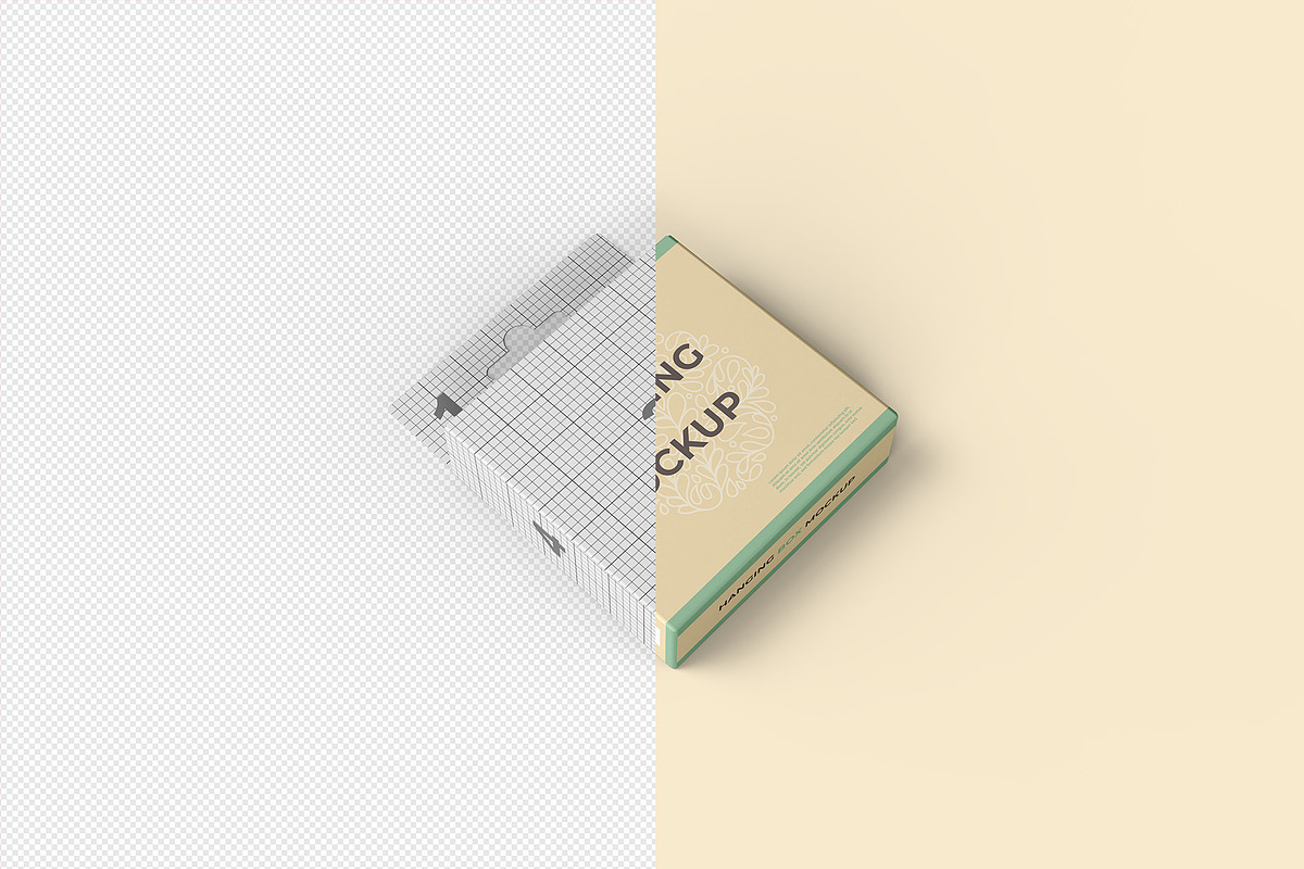 Hanging Box Mockups - 11 views, a Packaging Mockup by Illusiongraphic (Photo 13 of 24)