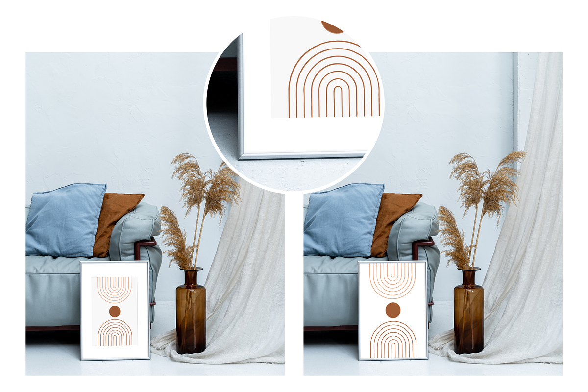 Frame Mockup Bundle 4 pcs, a Product Mockup by Trendingdigital (Photo 5 of 7)