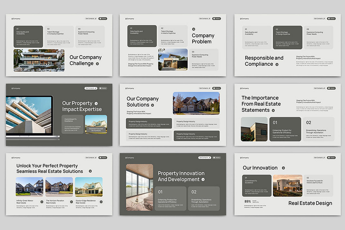 Real Estate Presentation Template, a Presentation Template by TypeMakers (Photo 3 of 5)