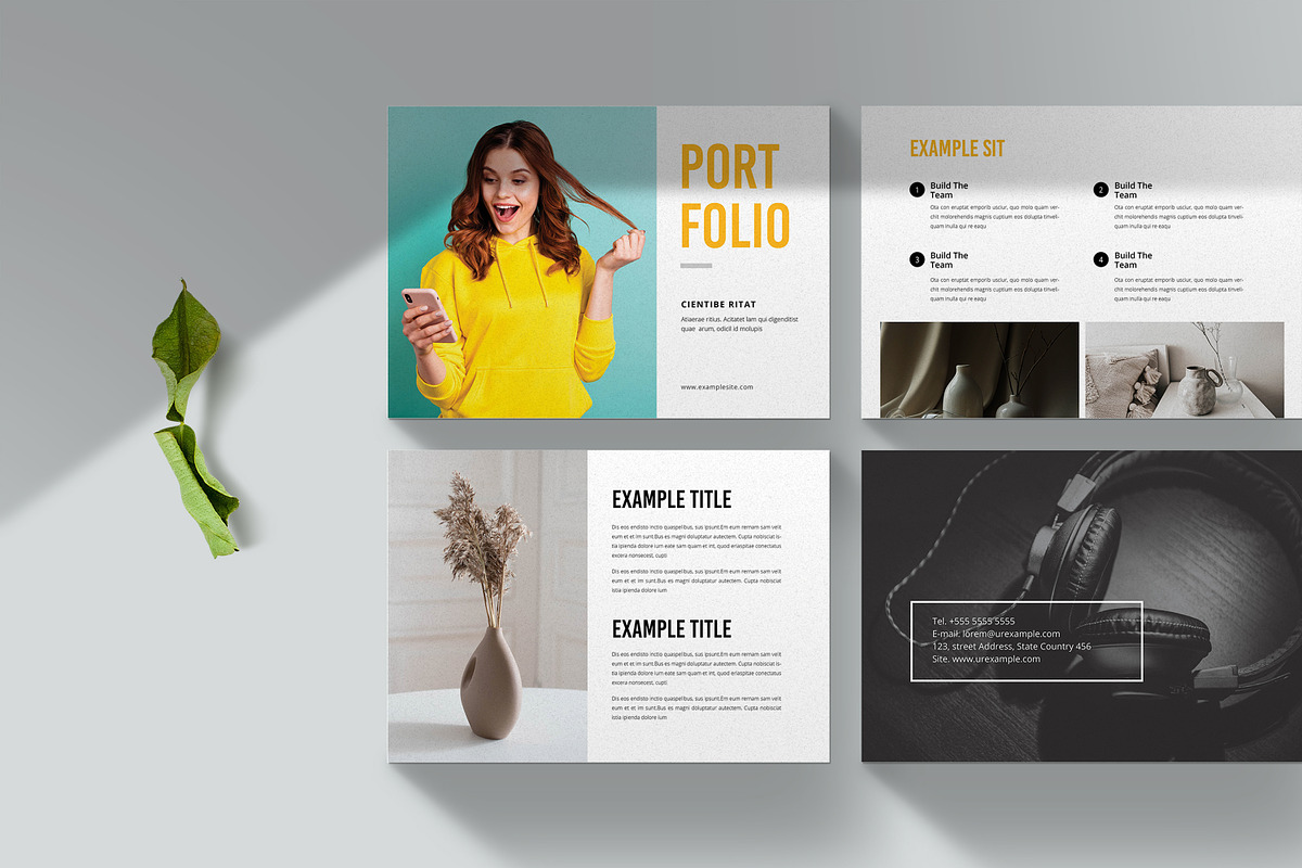 Clean Portfolio Template, a Templates & Theme by evgenystudio