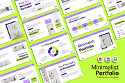 Minimalist Portfolio - PowerPoint, a Presentation Template by QR Design Studio (Thumbnail 1 of 3)