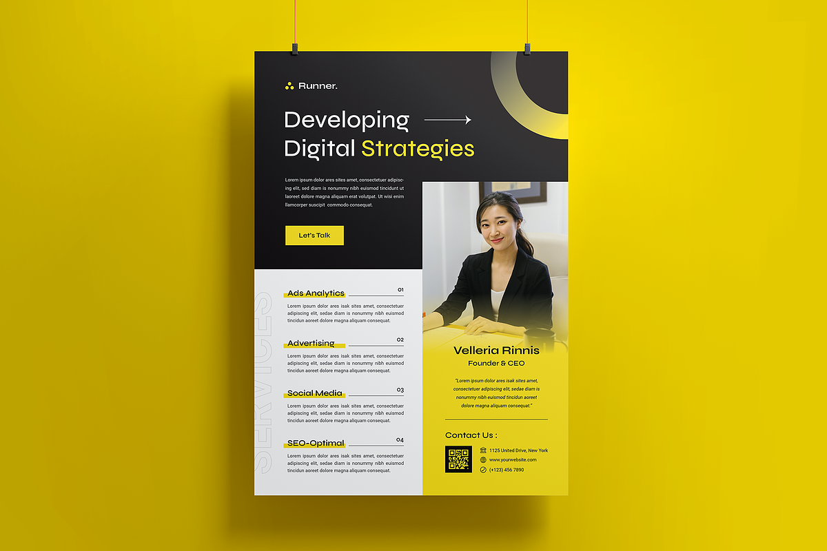 Business Flyer Template, a Flyer Template by YossyOneStd (Photo 2 of 2)