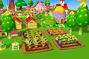 Cartoon Easter Village, an Environmental 3D Model by Souchenki (Thumbnail 9 of 31)